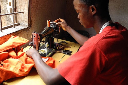 Youth empowerment in Liberia. Photo credit: Flickr @CAFOD