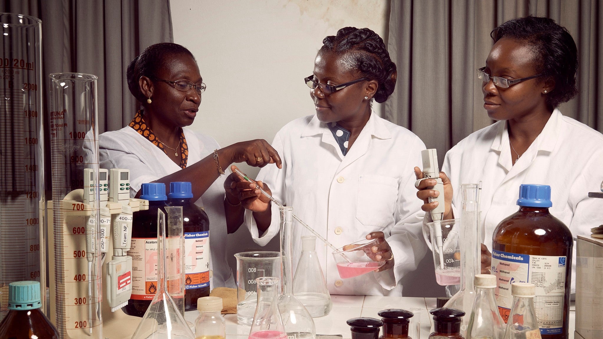Professor Amivi Kafui Tete-Benissan teaches cell biology and biochemistry.