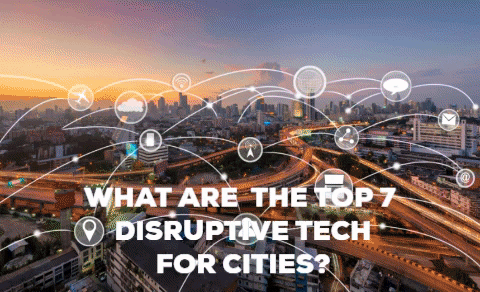 Top 7 disruptive technologies for cities (Photos via Shutterstock)