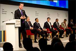 PM Cameron at the OGP summit