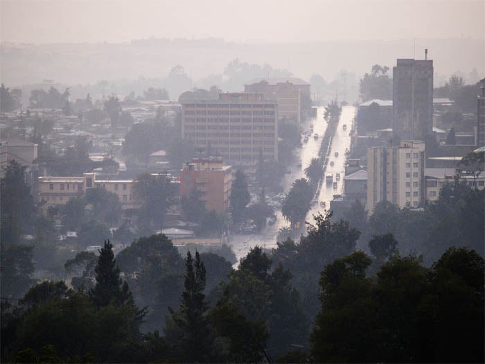 Overview of Addis Ababa, Ethiopia. Photo - Arne Hoel / World Bank