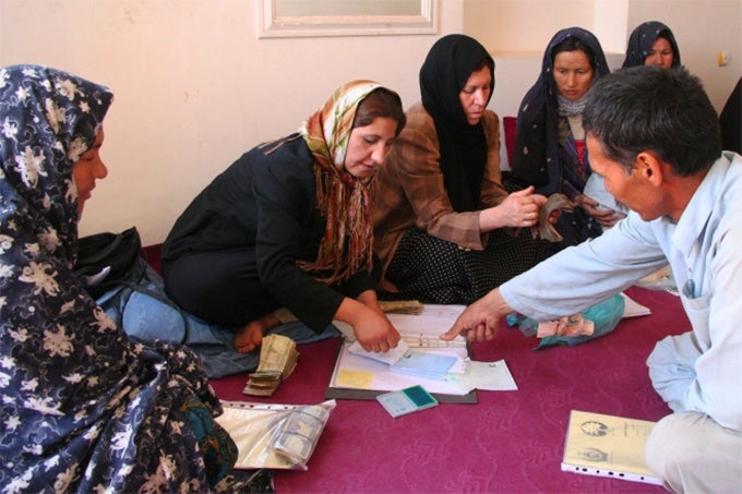 The National Solidarity Programme aims to promote equal representation of women in Afghanistan 