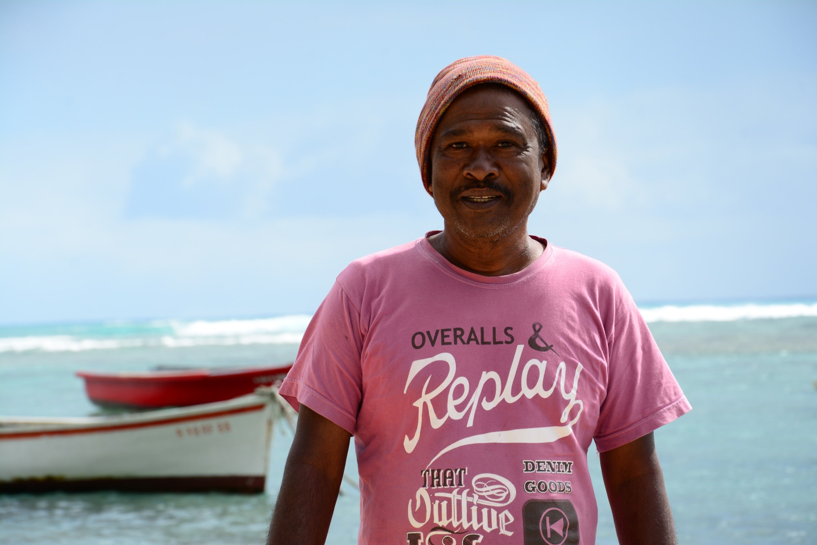 Chief fisherman Don Banchoo, 60, recalls when the Indian Ocean had so much fish 