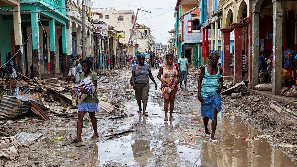 Aftermath of Hurricane Matthew in Haiti