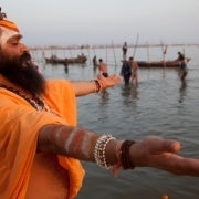 Kumbh Mela at the banks of Ganga,( photo by: Martje van der Heide)