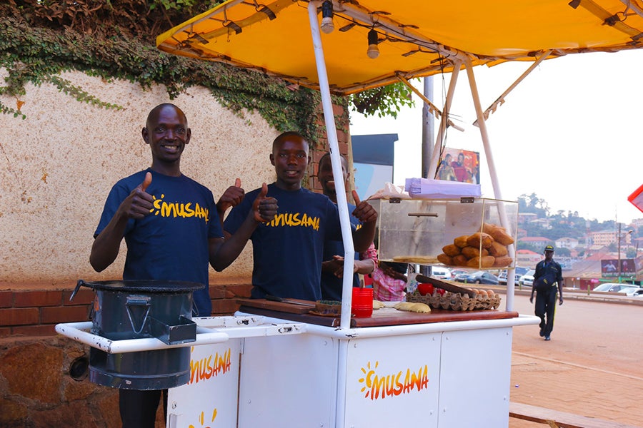 Musana Carts, a business that provides clean, solar-powered street vending carts, aims to improve the lives of street vendors.