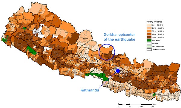 Nepal Poverty Map