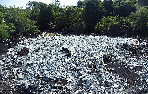 plastic waste in Comoros