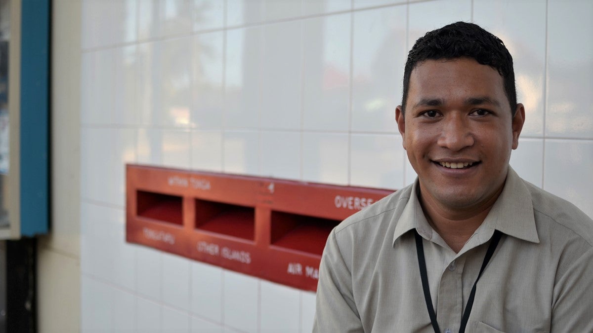 A young man in Tonga. Photo: Tom Perry/World Bank