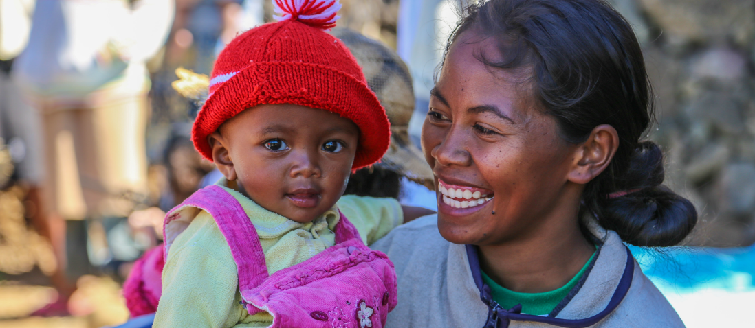 A young mother and her baby in rural Madagascar. Photo: Mohamad Al-Arief/ World Bank A young mother and her baby in rural Madagascar. Photo: Mohamad Al-Arief/ World Bank