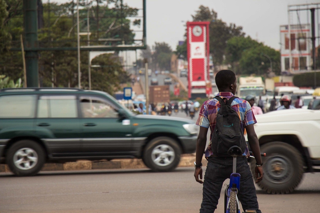 Jinja Road Junction in Kampala, Uganda © Sarah Farhat/World Bank