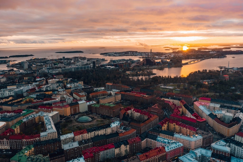 Töölö district and the Temppeliaukio 