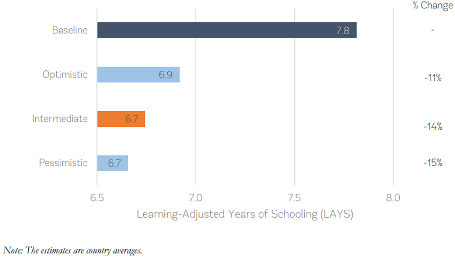 Effect on Learning Adjusted Years of Schooling (LAYS)