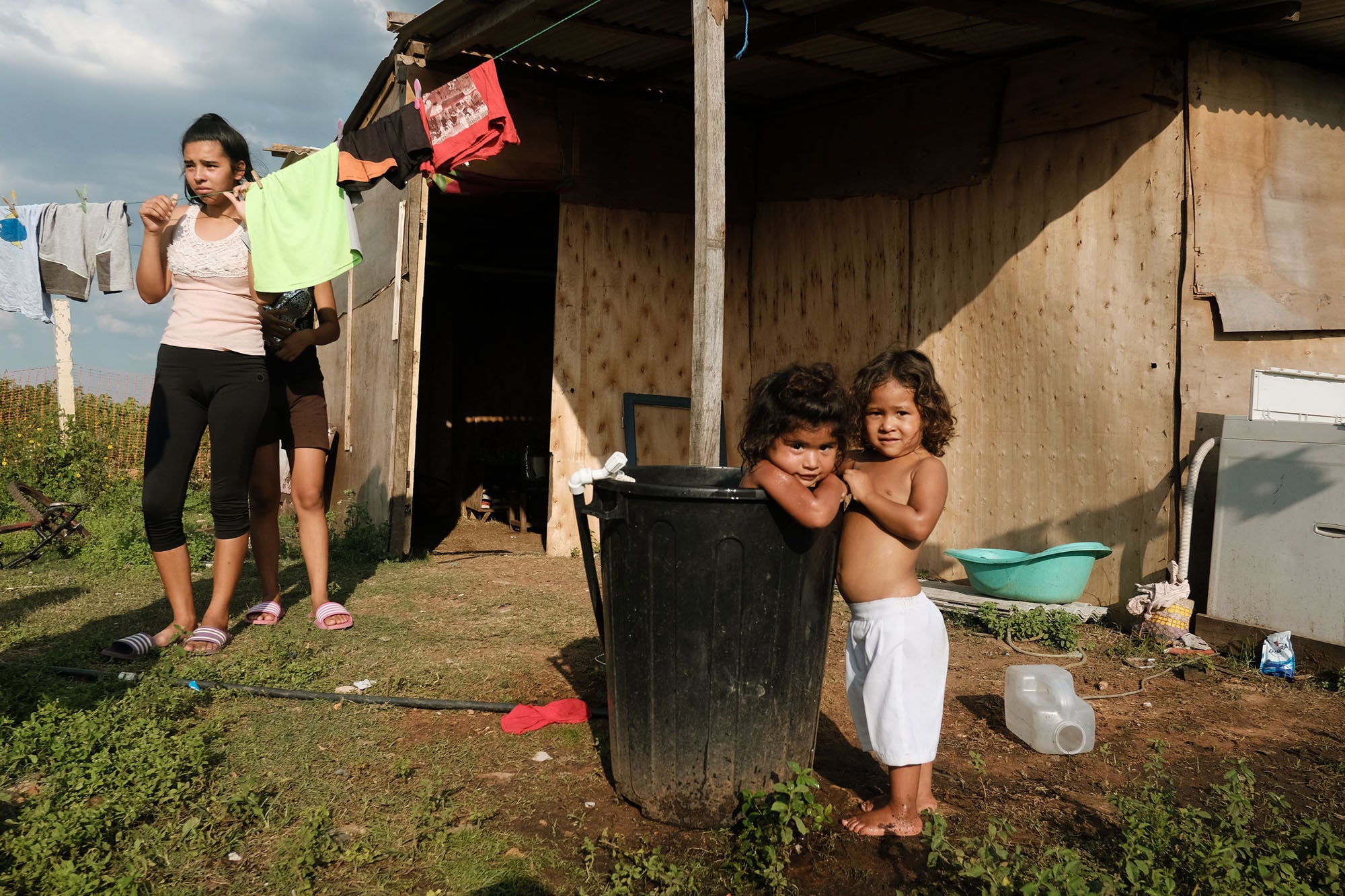 Rocio lives with her 8 children in los Bañados de Asunción, Paraguay