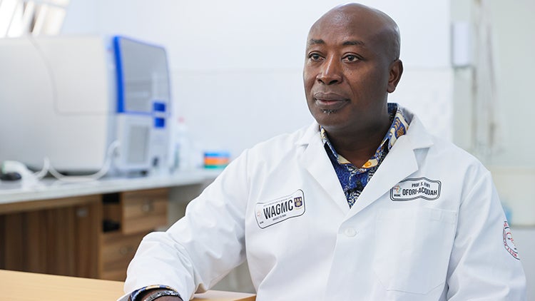 Professor Solomon Ofori-Acquah pioneers the genome program.