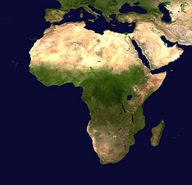 a view of Africa from afar