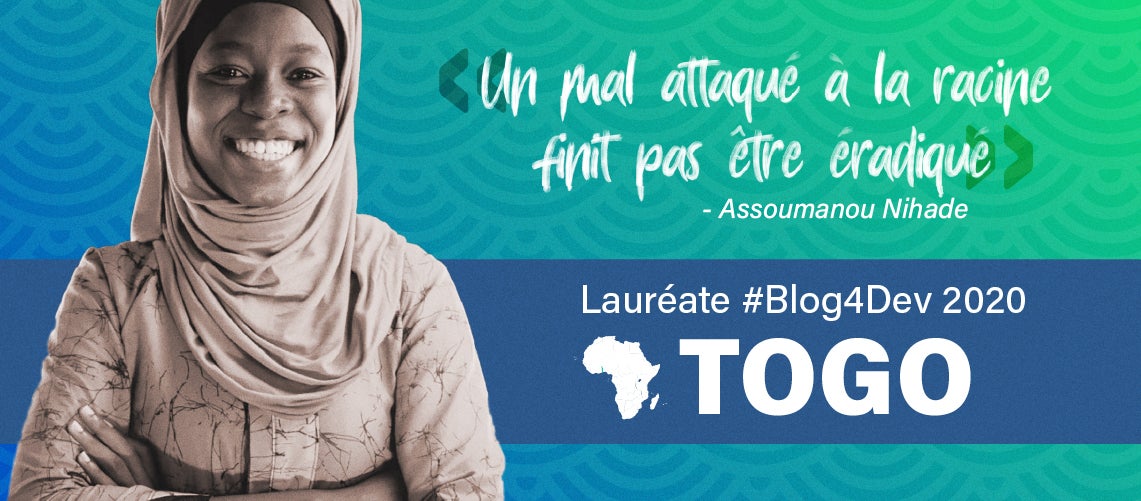 Assoumanou Nihade, lauréate du concours Blog4Dev auTogo