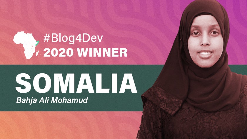 Bahja Ali Mohamud, Blog4Dev Somalia Winner Bahja Ali Mohamud, Blog4Dev Somalia Winner