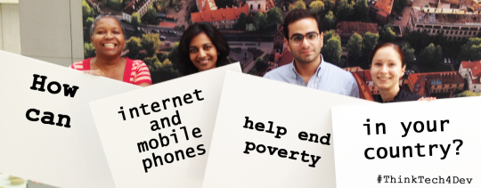 How can internet & mobile phones help end poverty in your country?