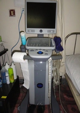 Ultrasound machine procured under the sub-project and in operation at BUET Medical Center ? Dr. Md. Kamrul Hasan