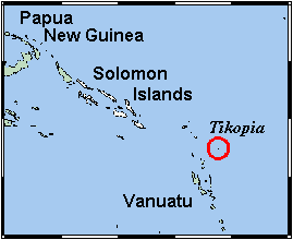 Map of Tikopia