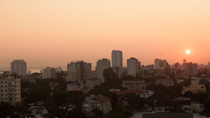 Sunset in Maputo, Mozambique. Photo: John Hogg/World Bank