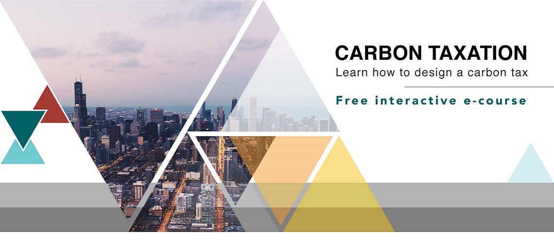 Carbon taxation e-course flyer Carbon taxation e-course flyer