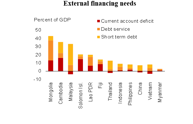 External financing needs
