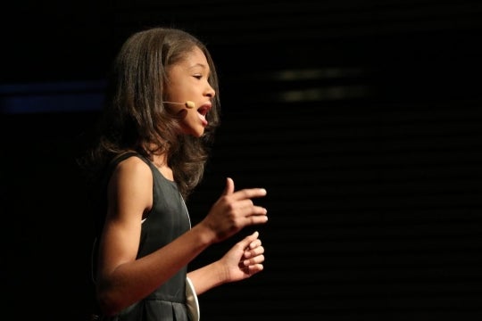 Picture of Christin Clyburn twelve-year-old poet