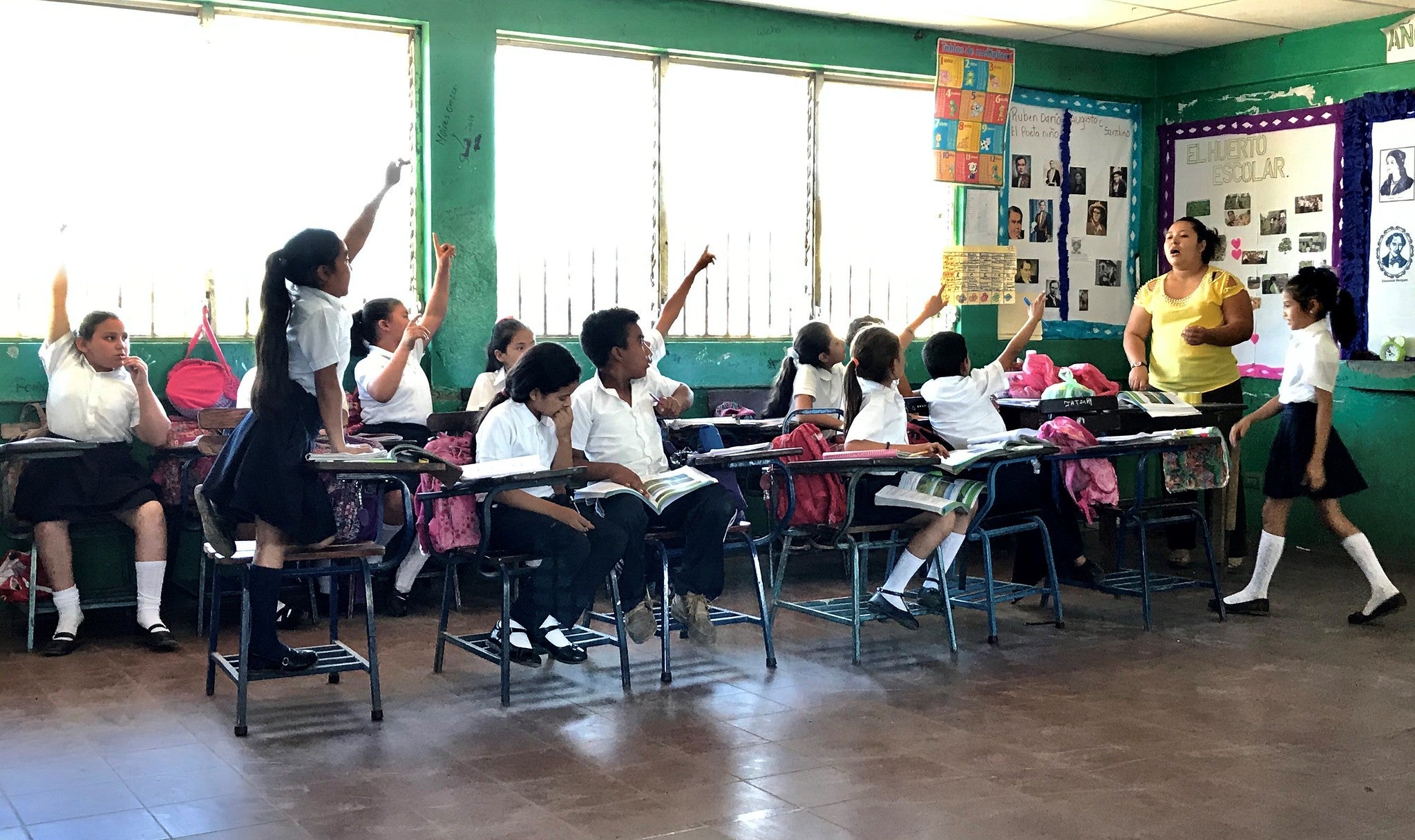 Escuela en Ciudad Sandino, Nicaragua. Foto Jorge Antonio Bastino/Banco Mundial