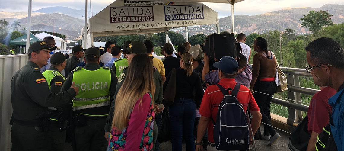 Migrantes en Cucutá Migrantes en Cucutá