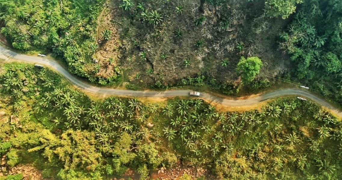 New road in Meghalaya state