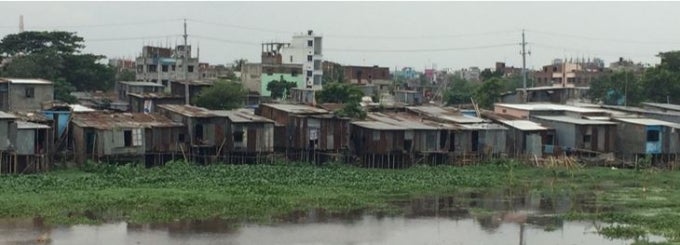 Slums in Dhaka