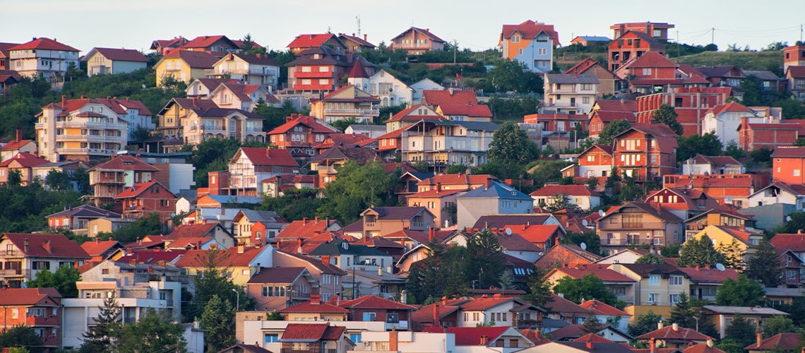 Cityscape in Pristina, Kosovo Cityscape in Pristina, Kosovo