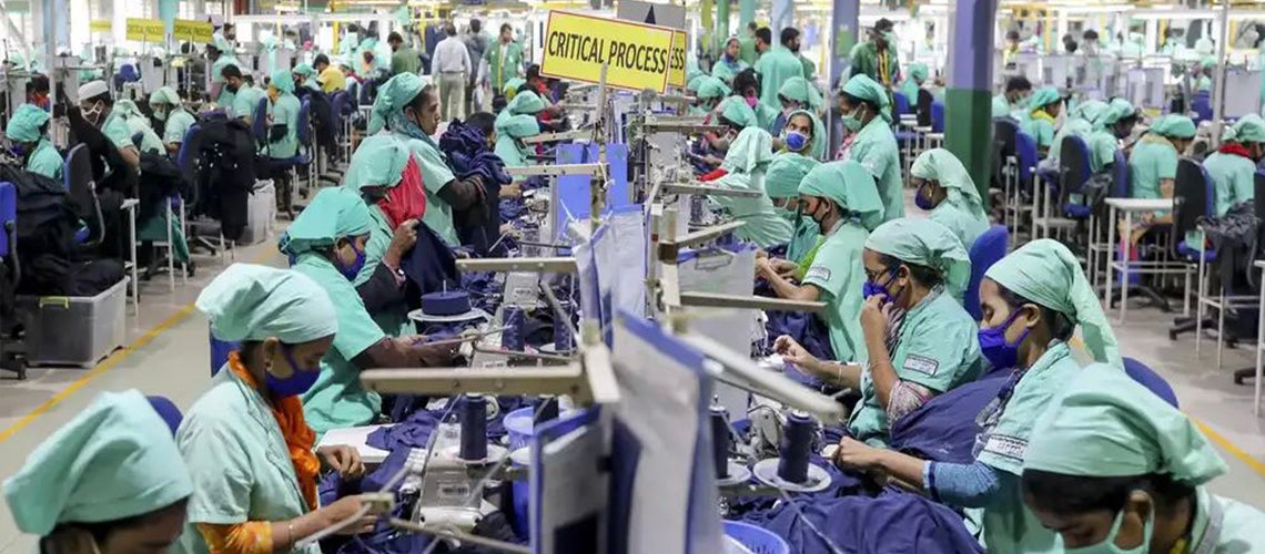 A garment factory in Bangladesh A garment factory in Bangladesh