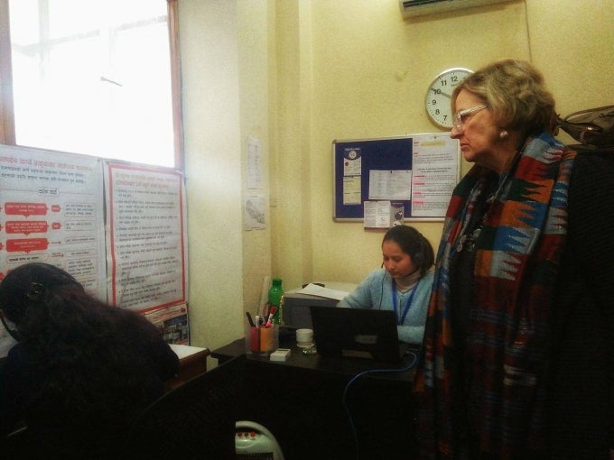 Visiting and observing the NWC Helpline