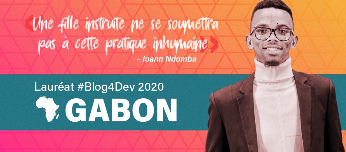 Joann Orphée NDOMBA YANGA YANGA, lauréat du concours Blog4Dev au Gabon Joann Orphée NDOMBA YANGA YANGA, lauréat du concours Blog4Dev au Gabon