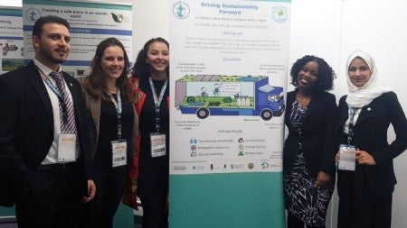 Youth Committee members selected to participate in the Amsterdam?s International Water Week and won third place in the Wet-Skills competition.