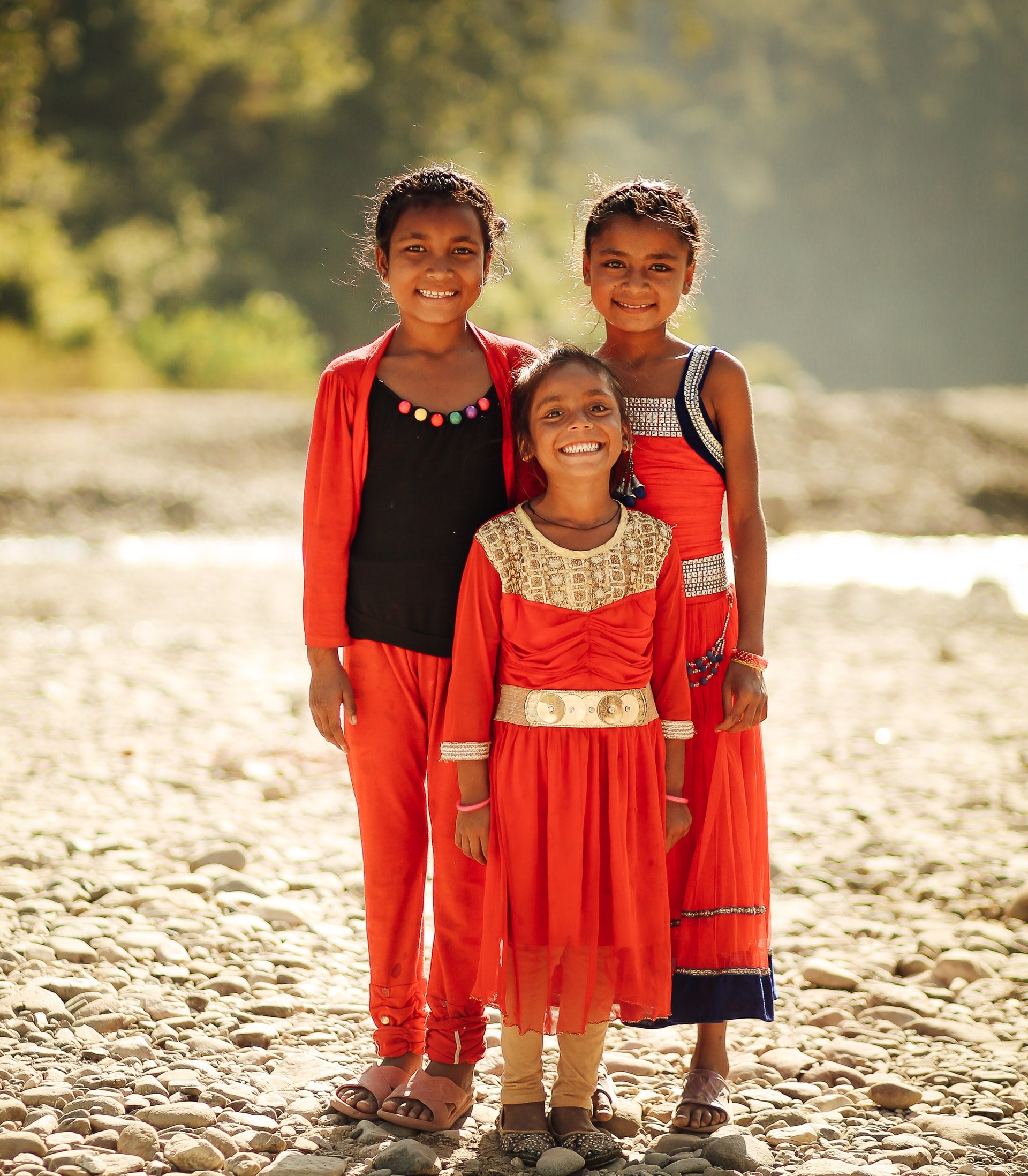 school kids in india