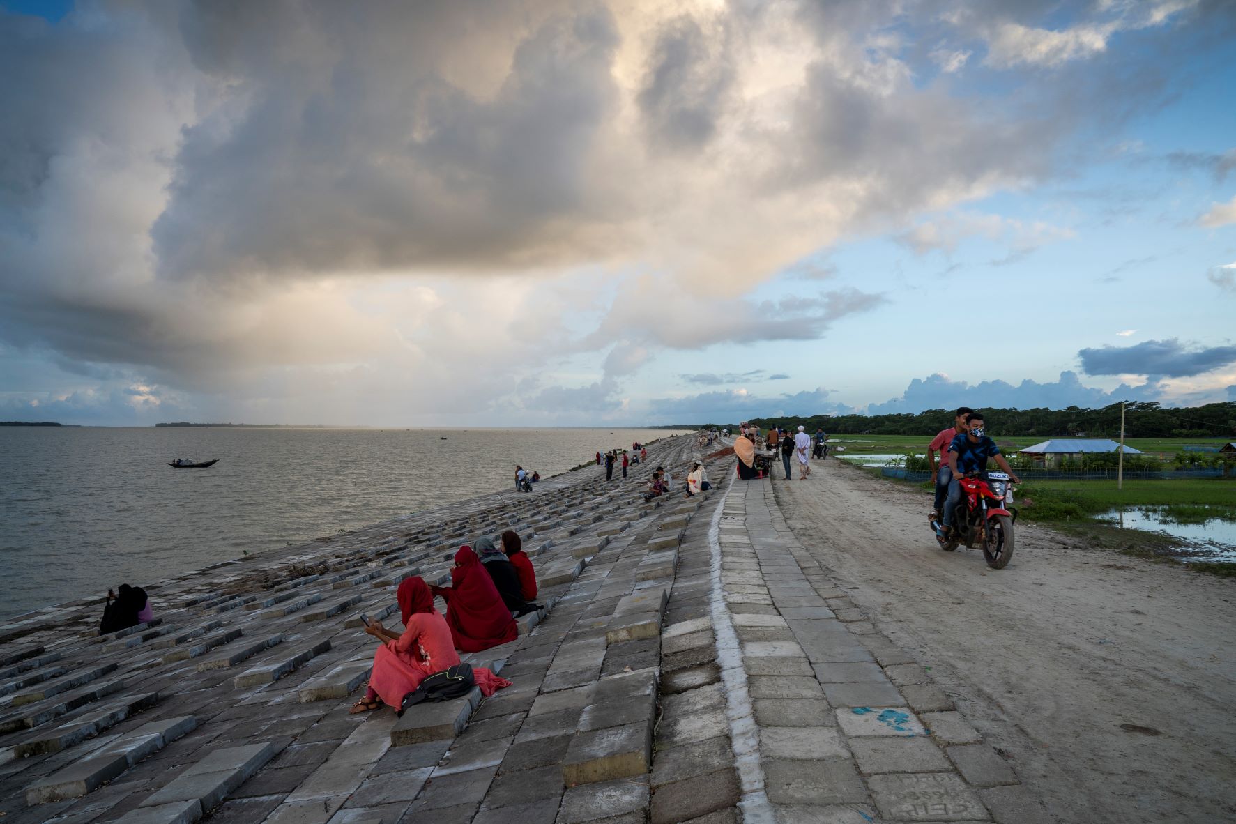 coastal embankment in Bangladesh coastal embankment in Bangladesh