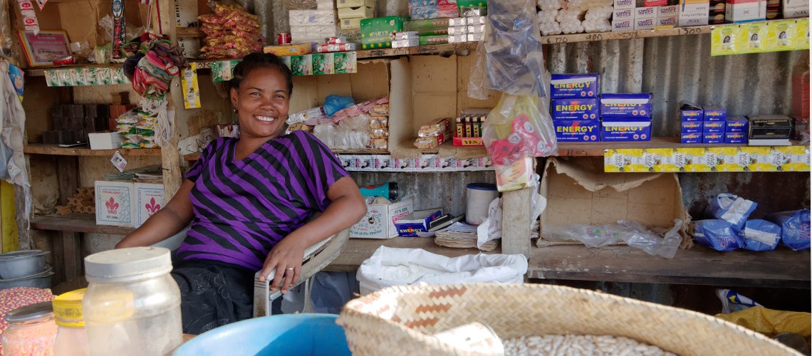 Small store in the village, Madagascar. Pierre Jean Durieu / Shutterstock Small store in the village, Madagascar. Pierre Jean Durieu / Shutterstock