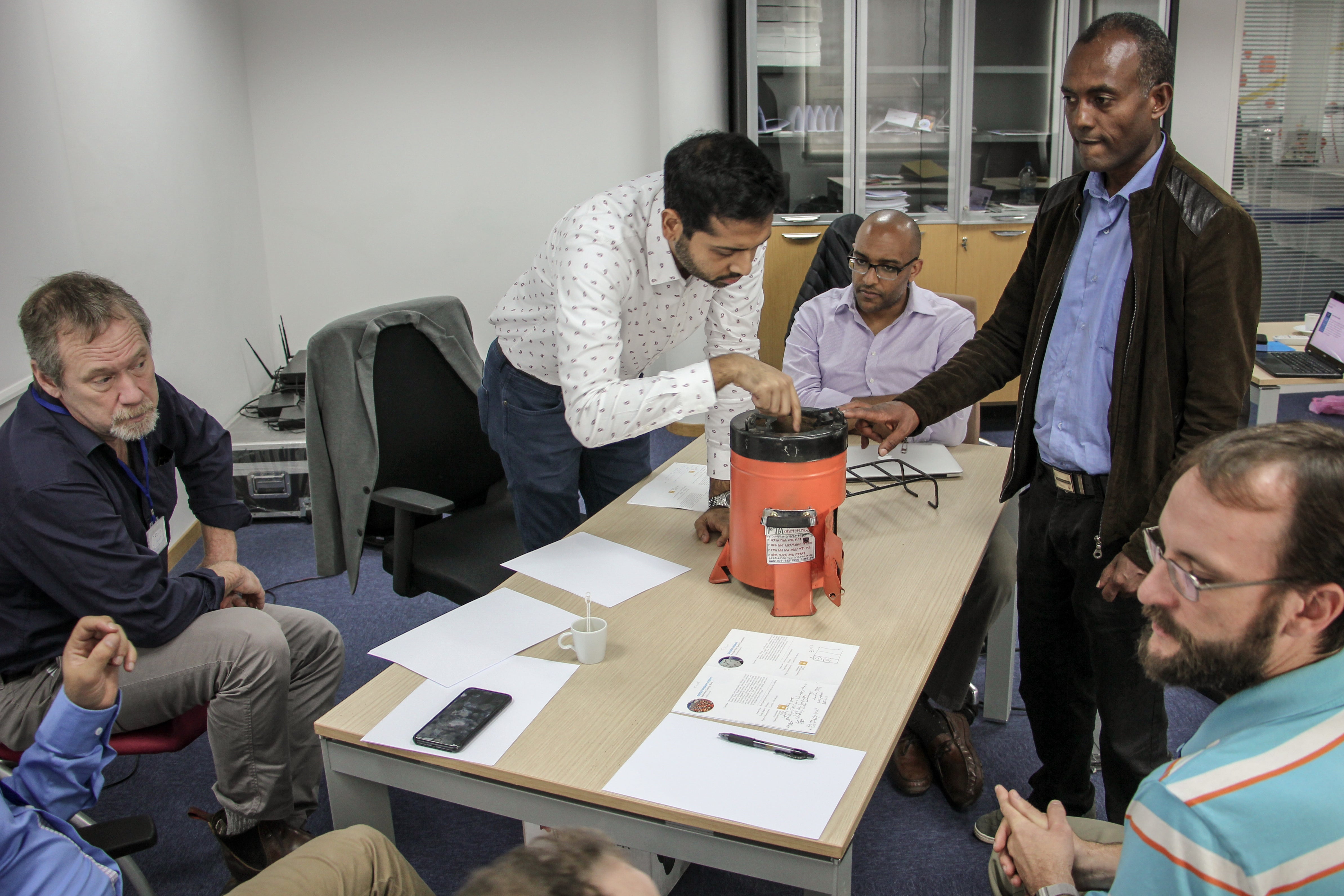 Experts working with startup founders during the workshop Raj Photo