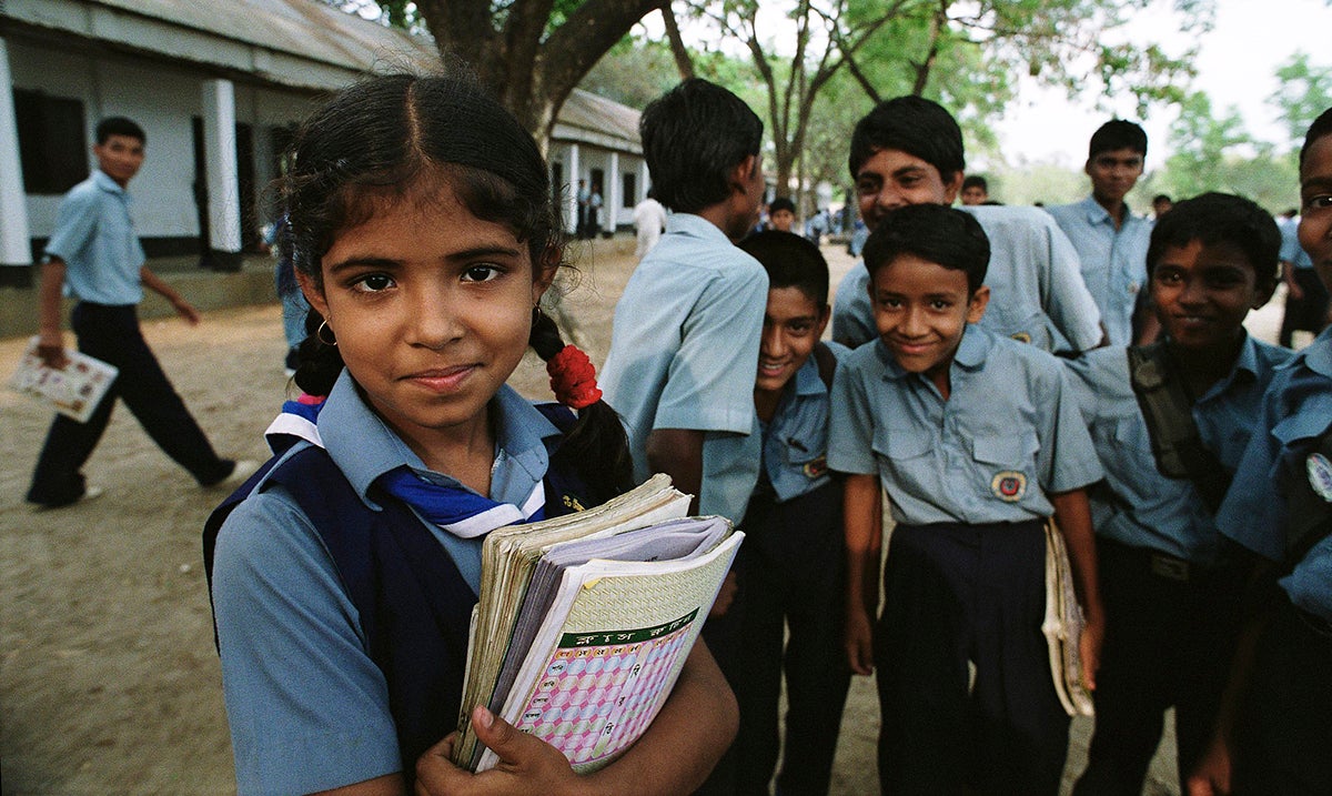 Une école au Bangladesh. Photographie : Scott Wallace/Banque mondiale Une école au Bangladesh. Photographie : Scott Wallace/Banque mondiale