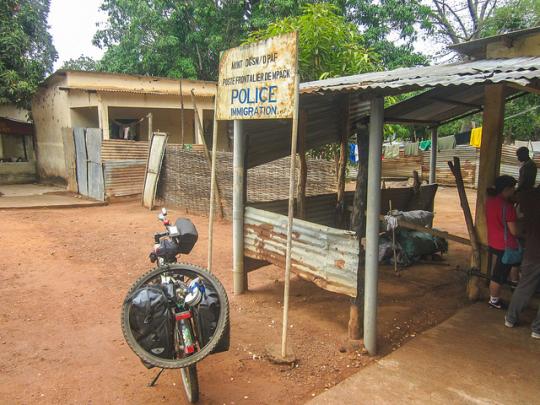 Border post at the Senegal-Guinea Bissau border. Source - jbdodane/Flickr