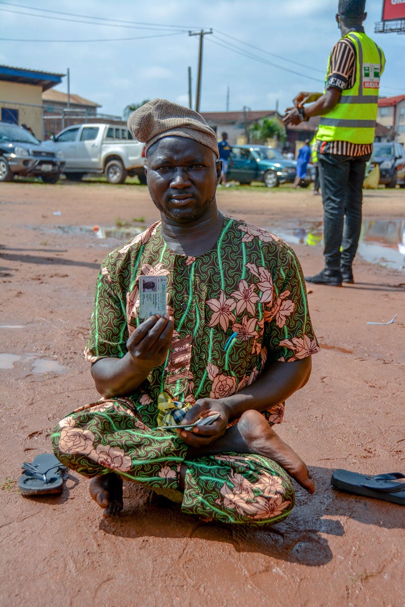 A man with a physical disability
