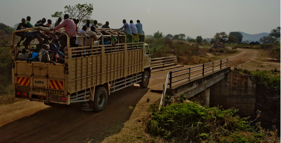 truck carrying migrants