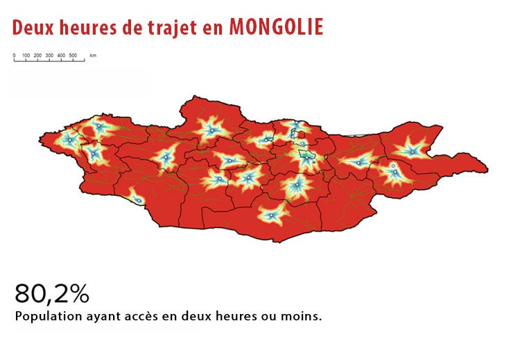 Deux heures de trajet pour accéder aux services chirurgicaux en Mongolie
