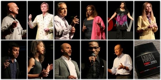 Collage picture of all our presenters and everyone involved in TEDxWB