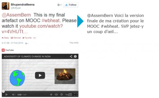 MOOC Artifact Tweet