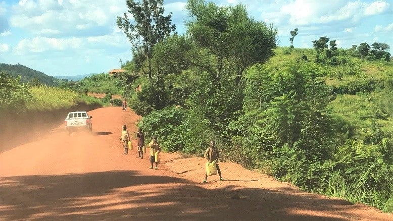 Africa roads in developing countries 